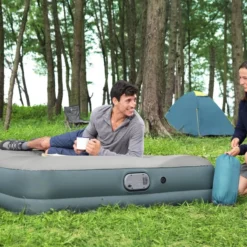 Bestway Luchtbed - 2 Personen - PVC/Polyester - Ingebouwde Oplaadbare Pomp - Fortech™ Materiaal - I-Beam Constructie - Ingebouwd Kussen -Aanbiedingen Kampeer Zen Winkel 1200x800 53