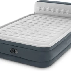Intex 64448 - Queen Deluxe Ultra-Plush Zelfopblazend 2-persoons Luchtbed Met Hoofdboord (203x152x46cm) -Aanbiedingen Kampeer Zen Winkel 1200x815 1