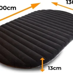 Deryan Luxe Twin Luchtbed - Tweepersoons Luchtbed Inclusief Pomp - 200 Cm X 130 X 13 Cm -Aanbiedingen Kampeer Zen Winkel 1200x831