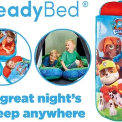 Paw Patrol ReadyBed Luchtbed + Slaapzak + Kussen - Blauw - 150x62x20 -Aanbiedingen Kampeer Zen Winkel 1200x840 3