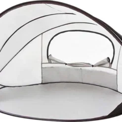 Deryan Luxe Pop Up Strandtent XXL - Anti-UV 50+ - Zilver