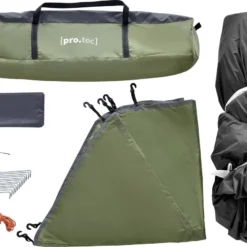 Pro-Tec Tent Nybro Automatisch 240x205x140 Cm Donkergroen -Aanbiedingen Kampeer Zen Winkel 1200x866 2