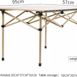 Buxibo - Lichtgewicht Vouwbare Campingtafel - Inklapbaar - Vis/Tuin/Picknick Tafel - Kamperen - Met Opberghoes - Aluminium - Grijs 14 Buxibo - Lichtgewicht Vouwbare Campingtafel - Inklapbaar - Vis/Tuin/Picknick Tafel - Kamperen - Met Opberghoes - Aluminium - Grijs -Aanbiedingen Kampeer Zen Winkel 1200x869
