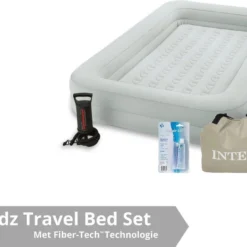 Intex Luchtbed - Kinder Reisbed - 1 Persoons - Slaapgedeelte: B71 X L132 X H10 - Met Reparatieset