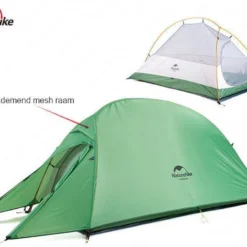 Cloud Up 1 Upgraded - Naturehike® - 1 Persoons Tent - Lichtgewicht Tent - Incl. Grondzeil - 210T 3000mm - Outdoor - Waterdicht - Hiking & Wandelen -Aanbiedingen Kampeer Zen Winkel 1200x897 2
