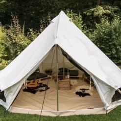 Skandika Tipii 400 Canvas Tent – Tipi-tenten – 8 Persoons Familietent - Campingtent – Muggengaas – 250 Cm Stahoogte – 400 Cm Diameter – 4000 Mm Waterkolom – Indische Tent, Partytent, Festivaltent – Outdoor, Camping, Tuin – Kamperen – Wit -Aanbiedingen Kampeer Zen Winkel 1200x900 22