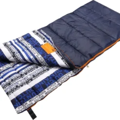 Dutch Mountains Slaapzak Goeree XL - Extra Groot 220x90cm - Katoenen Binnenkant - Aanritsbaar - Tochtstrip En Compressiehoes