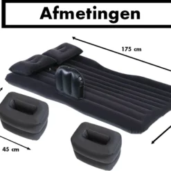 Auto Luchtbed - Auto Bed - Auto Matras - Achterbank En Achterbak - 2 Persoons - Incl. Elektrische Pomp - 175 X 125 CM -Aanbiedingen Kampeer Zen Winkel 1200x910