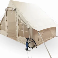 Opblaasbare Vier Persoons Tent Beige 300x200x210 Cm -Aanbiedingen Kampeer Zen Winkel 1200x946