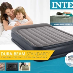 Intex Deluxe Pillow Rest Raised Luchtbed - 2-persoons - 203x152x42 Cm -Aanbiedingen Kampeer Zen Winkel 1200x966