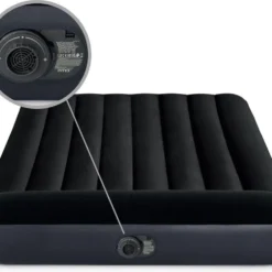 Intex Luchtbed - Twijfelaar - 137 X 191 X 25 Cm - Blauw - Met Ingebouwde Pomp, Hoeslaken Antraciet En Reparatieset -Aanbiedingen Kampeer Zen Winkel 1200x983 1