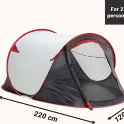 JEMIDI Tweepersoons Pop-up Tent - Opgooitent, Werptent Voor 2 Personen - Ideaal Als Festivaltent Of Kampeertent - Verschillende Kleuren -Aanbiedingen Kampeer Zen Winkel 1200x994 3