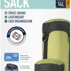 Sea To Summit Compressiezak - 14L - Groen - Lichtgewicht -Aanbiedingen Kampeer Zen Winkel 626x1200