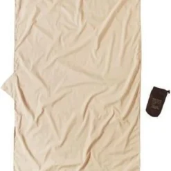 Cocoon TravelSheet - Lakenzak - Egyptisch Katoen - Beige -Aanbiedingen Kampeer Zen Winkel 653x1200