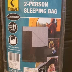 Froyak - 2-persoons Slaapzak XXL Groen 225 X 150 Cm - 2 Persoons Slaapzak Envelop Model Extra Large -Aanbiedingen Kampeer Zen Winkel 674x1200 4