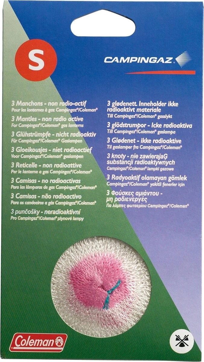 Campingaz Maat S Gloeikousje - 3 Stuks 3 Campingaz Maat S Gloeikousje - 3 Stuks