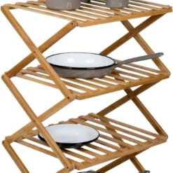 Bo-Camp - Urban Outdoor Collection - Legkast - Fitzroy - L - Bamboe -Aanbiedingen Kampeer Zen Winkel 677x1200