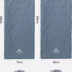 Naturehike® Slaapzak - Lichtgewicht - 205*85cm - Compact - Waterdicht - 3 Seizoenen Slaapzak Lente, Zomer & Herfst - Outdoor - Slaapzakken Volwassen & Kinderen -Aanbiedingen Kampeer Zen Winkel 726x1200