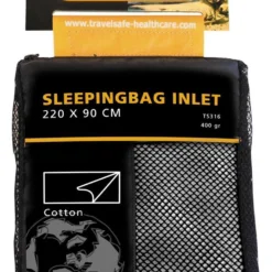 Travelsafe Cotton Inlet - Deken - 1pers. - Beige/ Brown -Aanbiedingen Kampeer Zen Winkel 756x1200