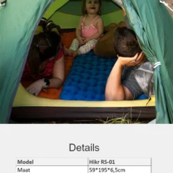 Hikr® Luchtbed - Slaapmat - Opblaasbaar Matras - Lichtgewicht - Outdoor - Camping - Hiking & Wandelen -Aanbiedingen Kampeer Zen Winkel 764x1200