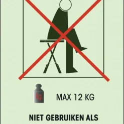 GENERIC Bijzettafel Adige Wit Kunststof 45x43x50cm -Aanbiedingen Kampeer Zen Winkel 795x1200