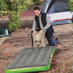 Bestway 1-Persoons Luchtbed Roll & Relax - 188 X 99 X 22 CM - Incl. 3-in-1 Reistas, Kussen En Handpomp - Binnen 50 Sec Opgeblazen - Binnen- En Buitengebruik -Aanbiedingen Kampeer Zen Winkel 800x1200 2