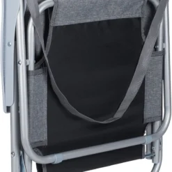 Relaxdays Strandstoel Opvouwbaar - Set Van 2 - Lage Campingstoel - Kampeerstoel Leuning - Grijs -Aanbiedingen Kampeer Zen Winkel 805x1200