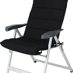 Bo-Camp - Stoelkussen - Universeel - Gepolsterd - Polyester - Antraciet