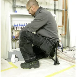 Walkstool - 3-Poots Krukje - Comfort 55 Cm - Verstelbaar - Zwart -Aanbiedingen Kampeer Zen Winkel 824x1200