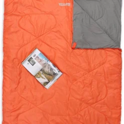 Where Tomorrow Double Slaapzak 220 X 150 Cm Diverse Kleuren - Oranje -Aanbiedingen Kampeer Zen Winkel 839x1200