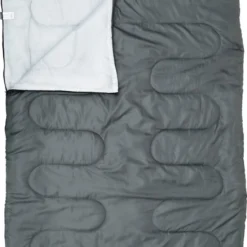 Froyak - 2-persoons Slaapzak XXL Grijs 225 X 150 Cm - Tweepersoonsslaapzak - Tweepersoons - Slaapzak