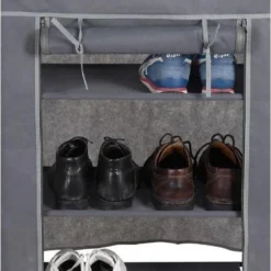 Merkloos GARDEROBE KAST - 3 SCHAPPEN - 60X30X80 CM -Aanbiedingen Kampeer Zen Winkel 846x1200 3