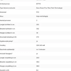 Intex Comfort-plush Full Luchtbed - 2-persoons - 203x152x33 Cm -Aanbiedingen Kampeer Zen Winkel 888x1200