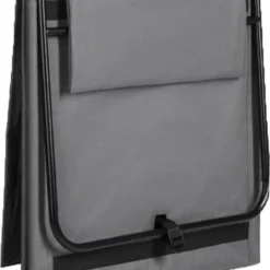 Strandmat Opvouwbaar Met Schouderband - Strandstoel Grijs 145x47x52 -Aanbiedingen Kampeer Zen Winkel 890x1200