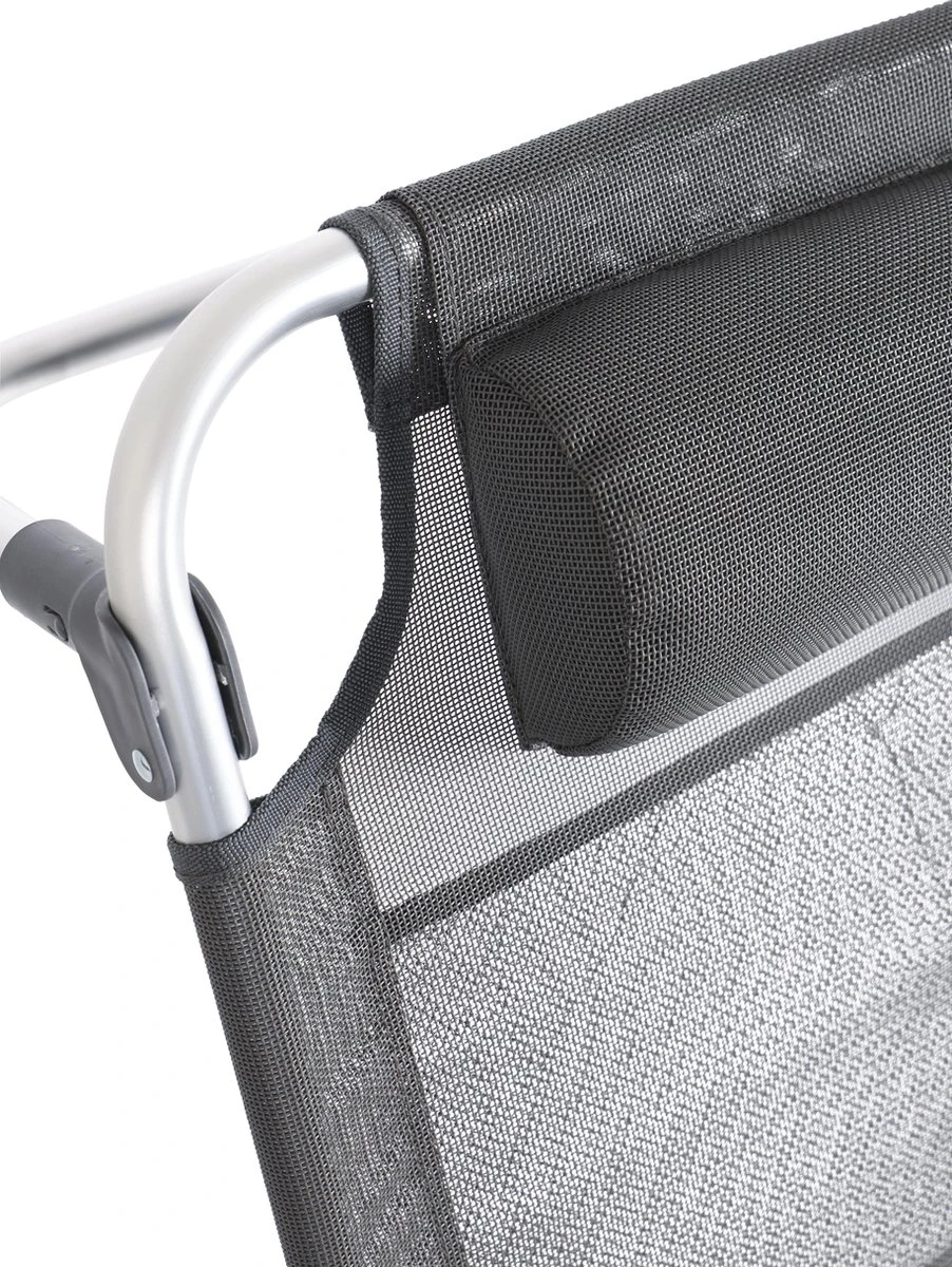 Bo-Camp Beach Chair - Monaco - Aluminium - Grijs 14 Bo-Camp Beach Chair - Monaco - Aluminium - Grijs - Afbeelding 12