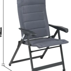 Crespo Standenstoel - AP-237 Air-Deluxe - Grijs (86) -Aanbiedingen Kampeer Zen Winkel 906x1200