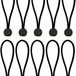 ProPlus 365644 Tentspannerset Zeltspanner-Set 10 Stück - Elastisch 15cm Mit Kunststoffball 10 Stuk(s)