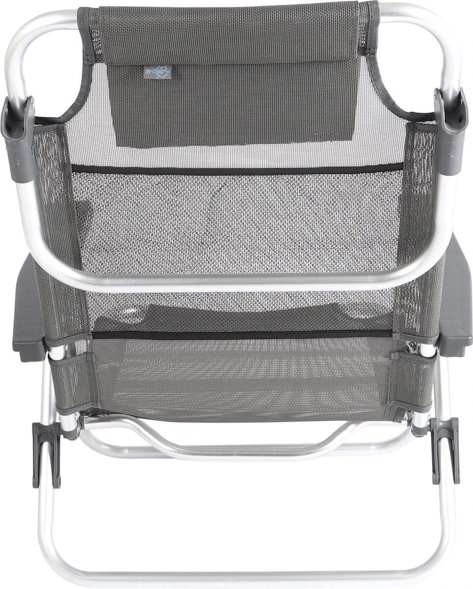 Bo-Camp Beach Chair - Monaco - Aluminium - Grijs 8 Bo-Camp Beach Chair - Monaco - Aluminium - Grijs - Afbeelding 6